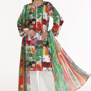 CLF-62002 Printed Chiffon Dupatta